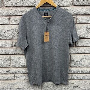 Faherty Heather Gray Short Sleeve Tee